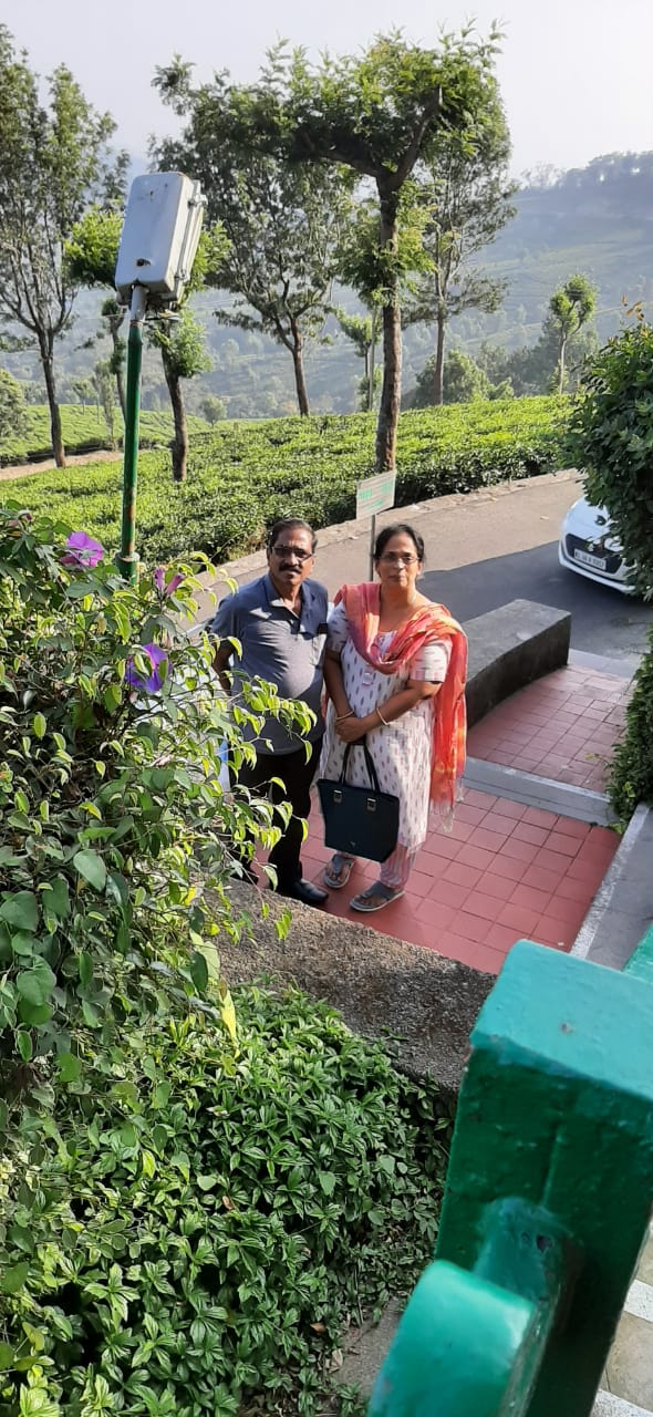 Soaking the Munnar Bliss with CM